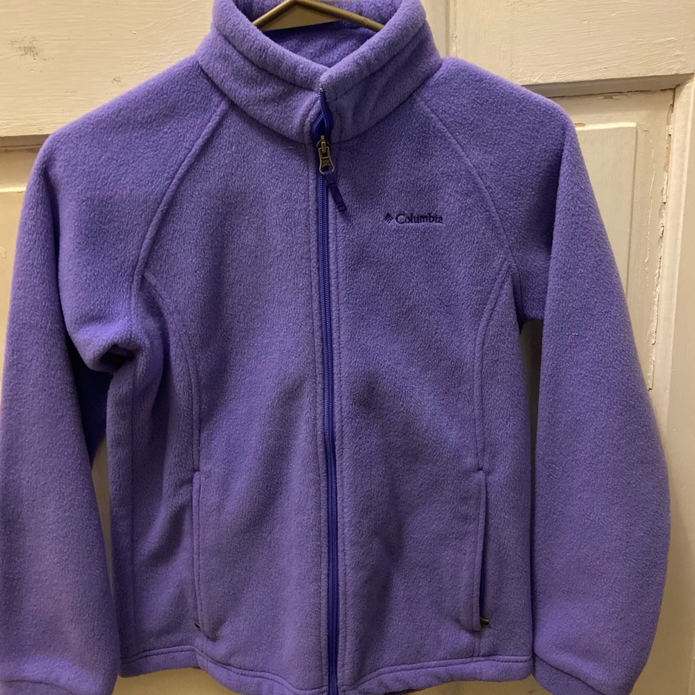 Size youth large 14/16 Columbia purple jacket